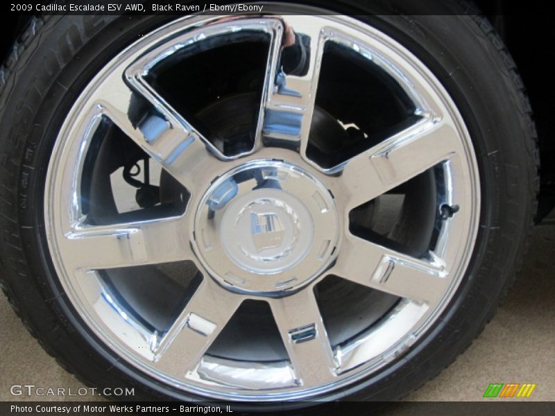 Black Raven / Ebony/Ebony 2009 Cadillac Escalade ESV AWD