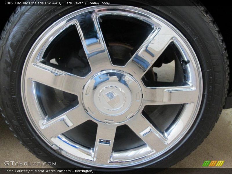 Black Raven / Ebony/Ebony 2009 Cadillac Escalade ESV AWD