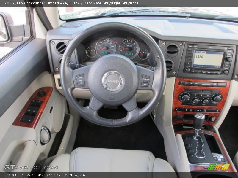 Black / Dark Slate Gray/Light Graystone 2006 Jeep Commander Limited 4x4