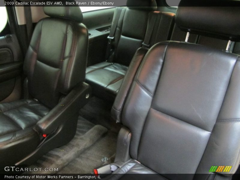 Black Raven / Ebony/Ebony 2009 Cadillac Escalade ESV AWD