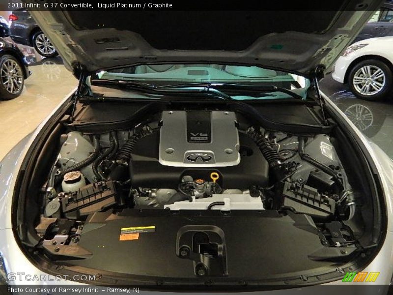 Liquid Platinum / Graphite 2011 Infiniti G 37 Convertible