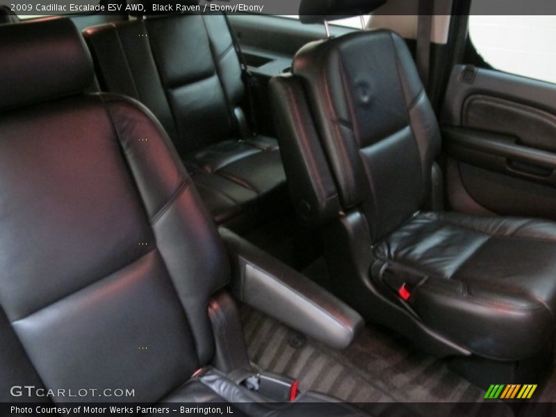 Black Raven / Ebony/Ebony 2009 Cadillac Escalade ESV AWD