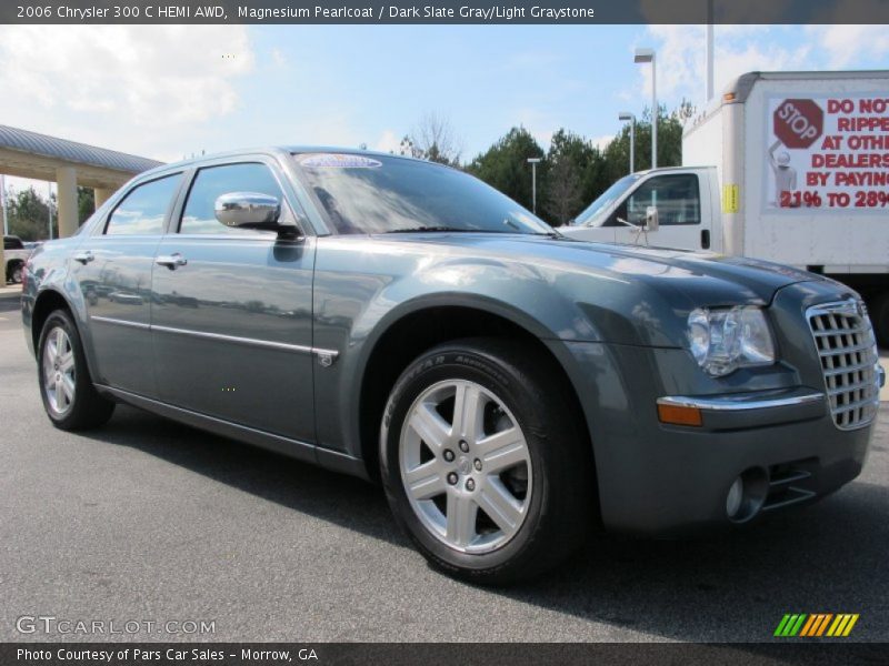 Magnesium Pearlcoat / Dark Slate Gray/Light Graystone 2006 Chrysler 300 C HEMI AWD