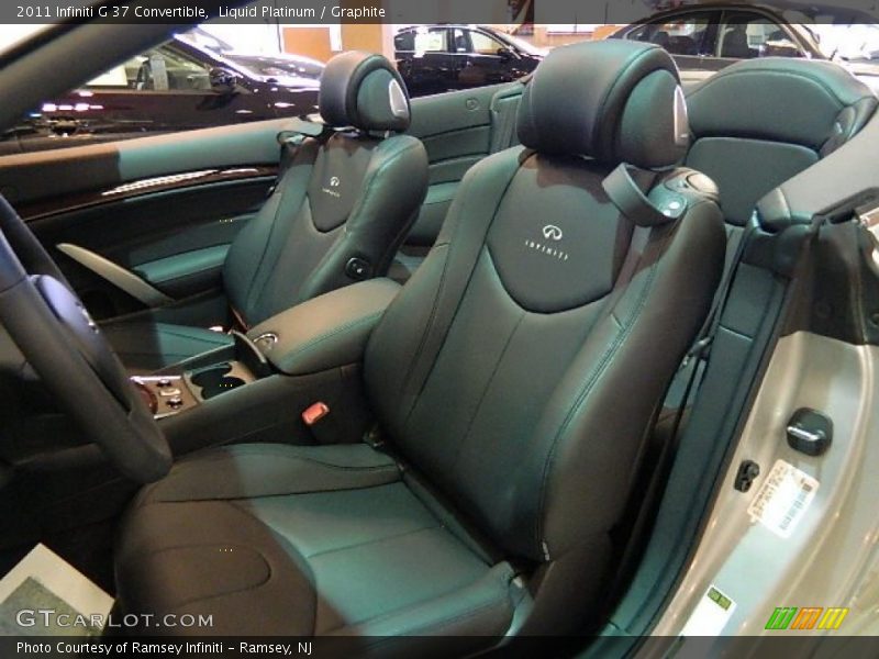 Liquid Platinum / Graphite 2011 Infiniti G 37 Convertible