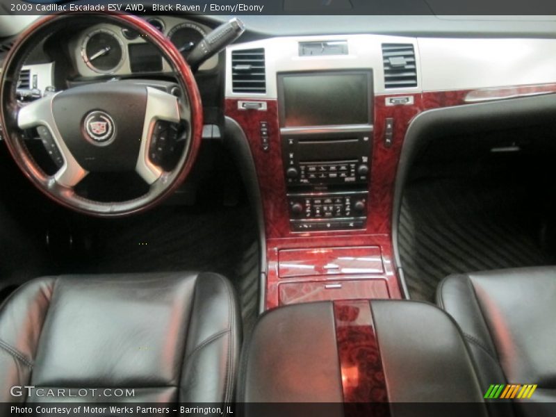 Black Raven / Ebony/Ebony 2009 Cadillac Escalade ESV AWD