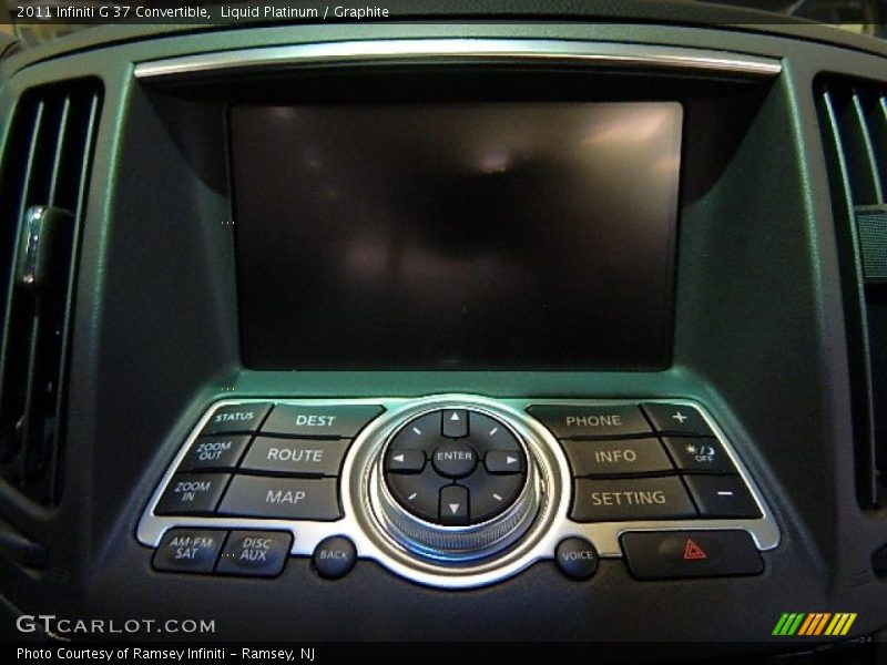 Liquid Platinum / Graphite 2011 Infiniti G 37 Convertible