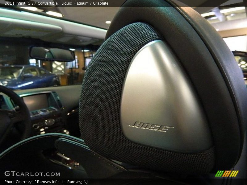 Liquid Platinum / Graphite 2011 Infiniti G 37 Convertible
