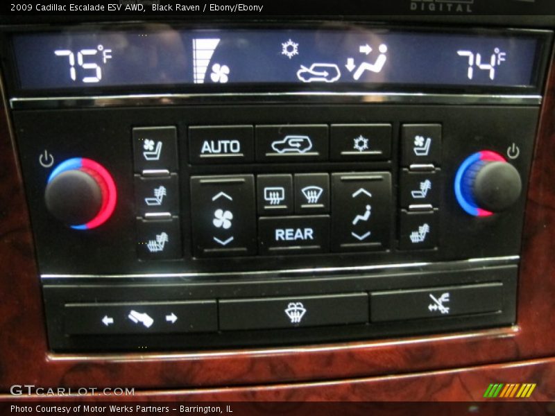 Black Raven / Ebony/Ebony 2009 Cadillac Escalade ESV AWD