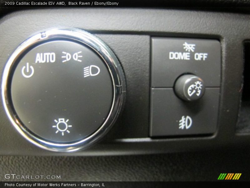 Black Raven / Ebony/Ebony 2009 Cadillac Escalade ESV AWD