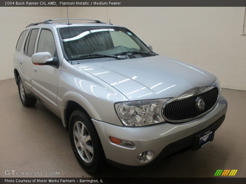 Platinum Metallic / Medium Pewter 2004 Buick Rainier CXL AWD