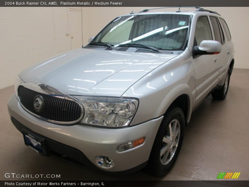 Platinum Metallic / Medium Pewter 2004 Buick Rainier CXL AWD
