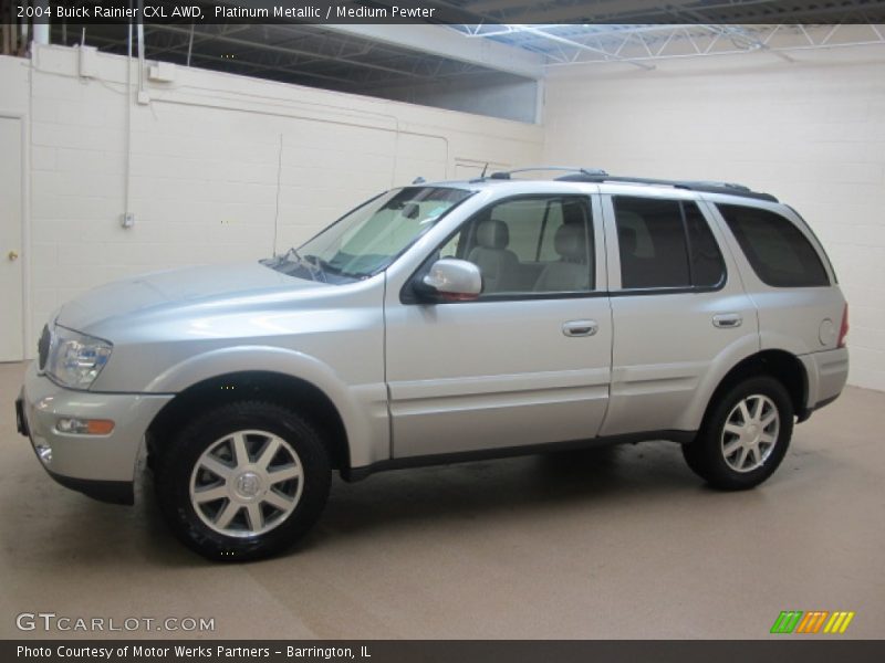 Platinum Metallic / Medium Pewter 2004 Buick Rainier CXL AWD