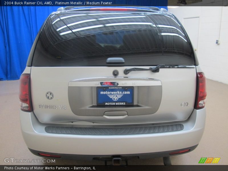 Platinum Metallic / Medium Pewter 2004 Buick Rainier CXL AWD
