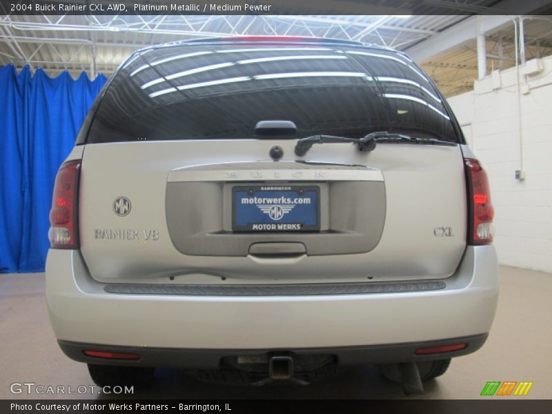 Platinum Metallic / Medium Pewter 2004 Buick Rainier CXL AWD