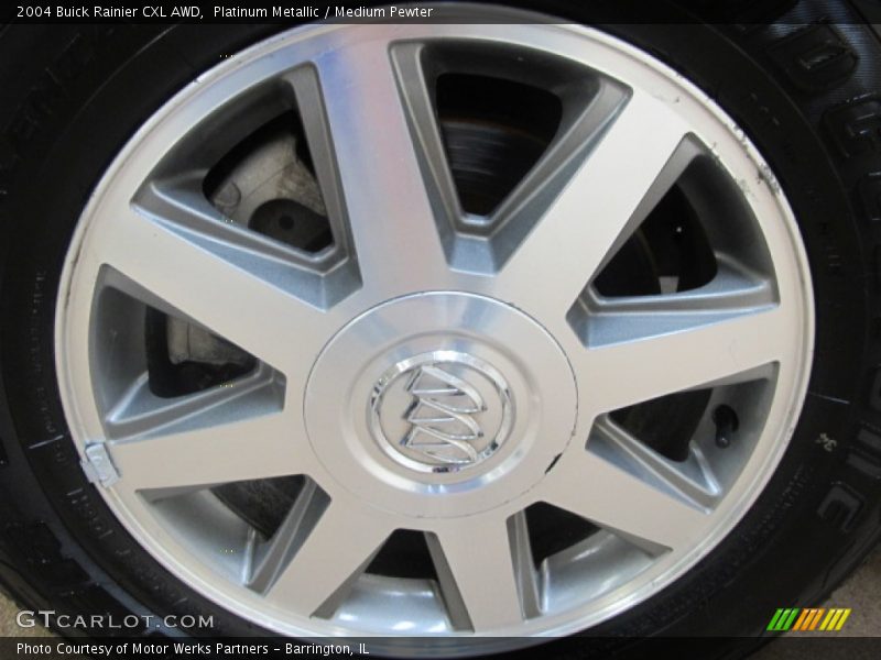 Platinum Metallic / Medium Pewter 2004 Buick Rainier CXL AWD