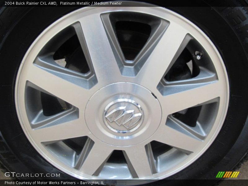 Platinum Metallic / Medium Pewter 2004 Buick Rainier CXL AWD