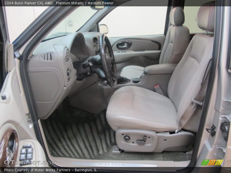 Platinum Metallic / Medium Pewter 2004 Buick Rainier CXL AWD