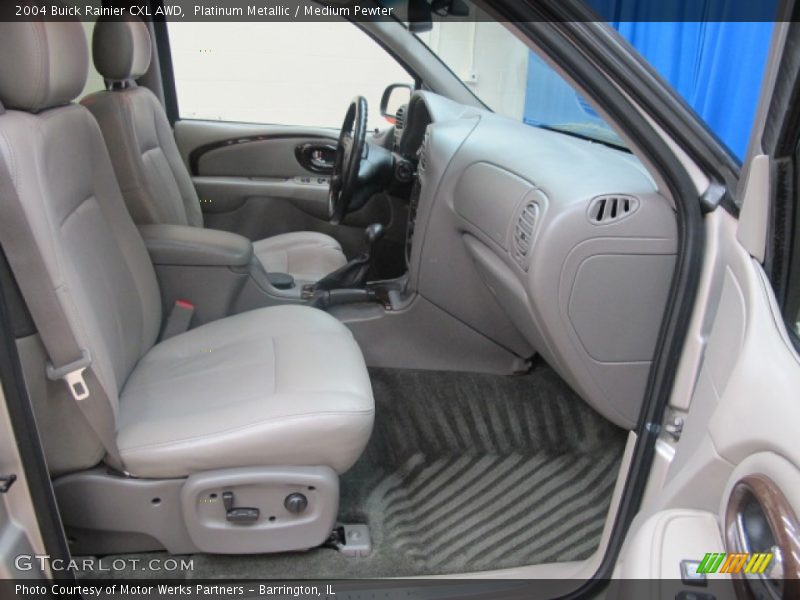 Platinum Metallic / Medium Pewter 2004 Buick Rainier CXL AWD