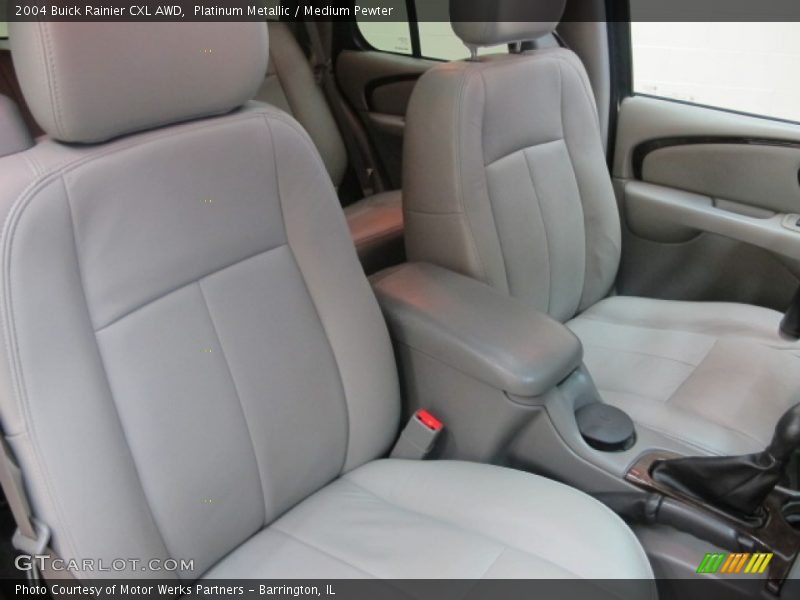 Platinum Metallic / Medium Pewter 2004 Buick Rainier CXL AWD