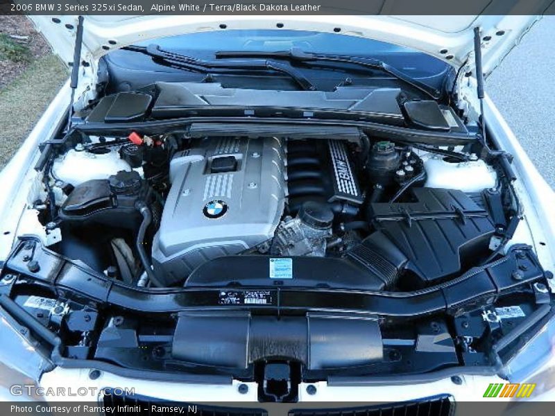 Alpine White / Terra/Black Dakota Leather 2006 BMW 3 Series 325xi Sedan