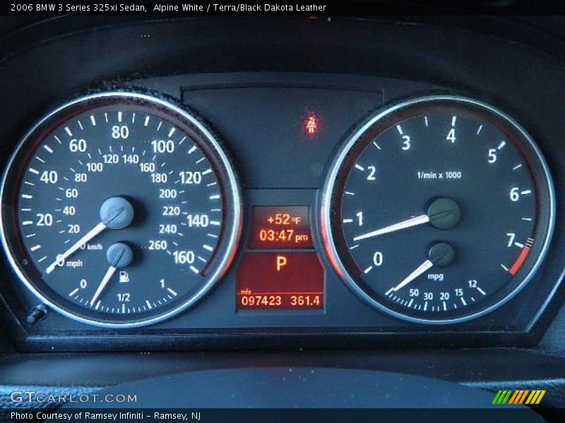 Alpine White / Terra/Black Dakota Leather 2006 BMW 3 Series 325xi Sedan