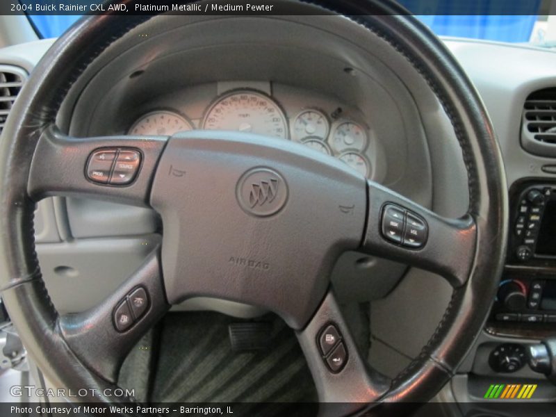 Platinum Metallic / Medium Pewter 2004 Buick Rainier CXL AWD