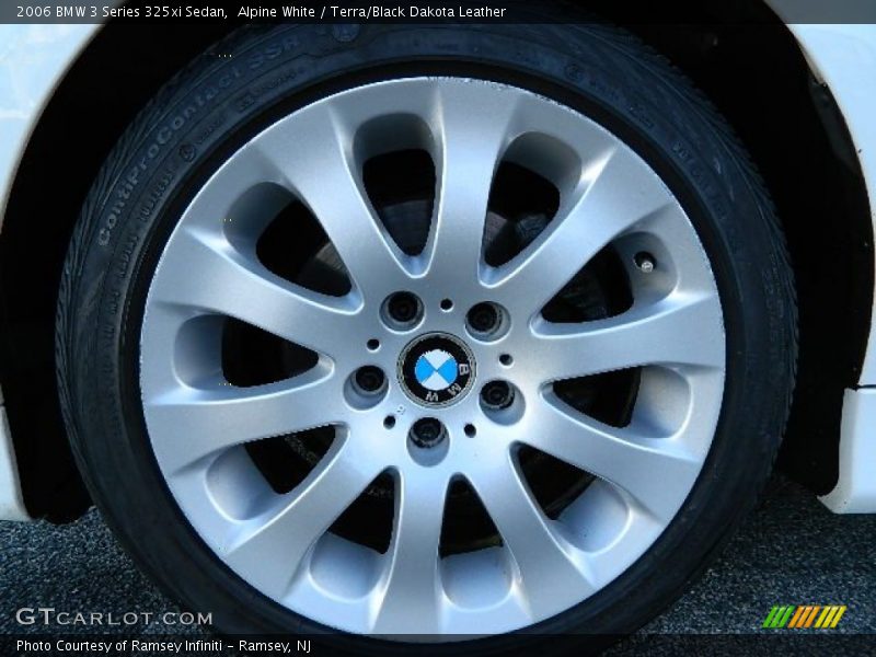 Alpine White / Terra/Black Dakota Leather 2006 BMW 3 Series 325xi Sedan