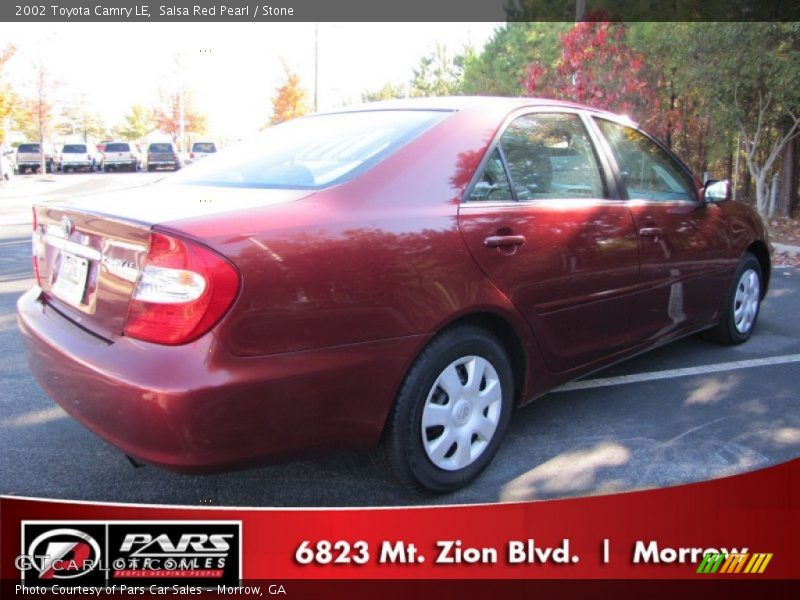 Salsa Red Pearl / Stone 2002 Toyota Camry LE