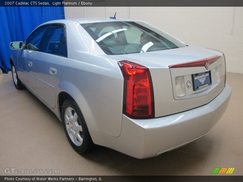 Light Platinum / Ebony 2007 Cadillac CTS Sedan