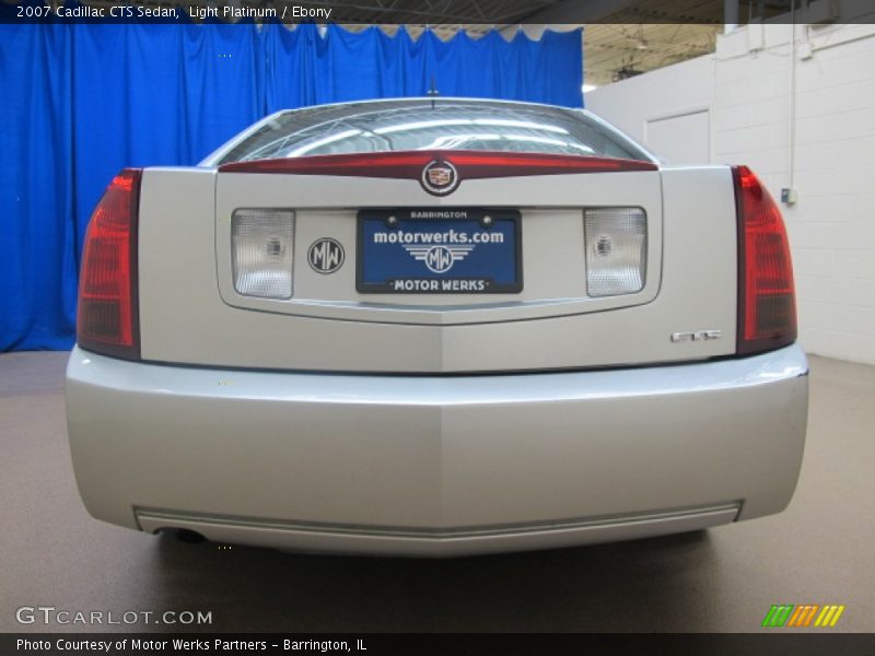 Light Platinum / Ebony 2007 Cadillac CTS Sedan