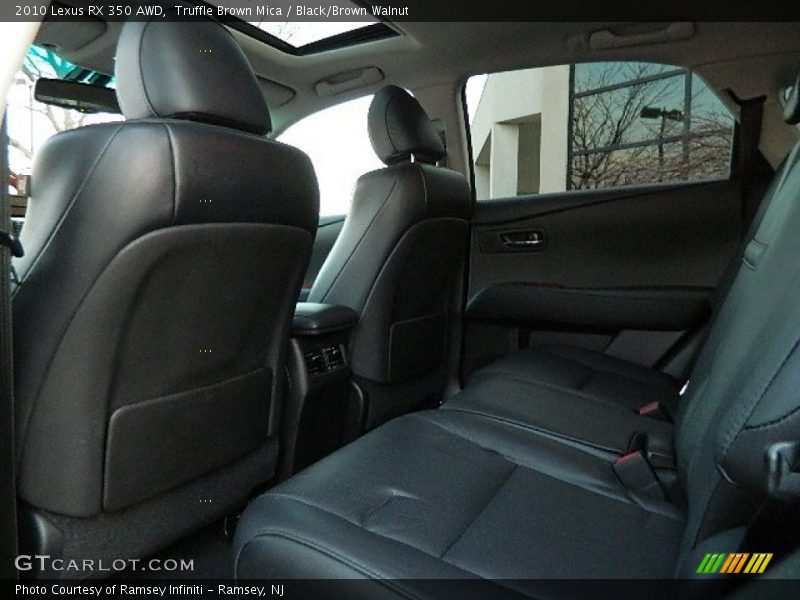 Truffle Brown Mica / Black/Brown Walnut 2010 Lexus RX 350 AWD