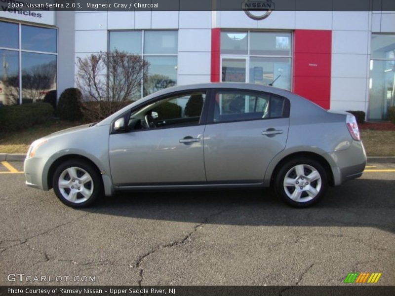 Magnetic Gray / Charcoal 2009 Nissan Sentra 2.0 S