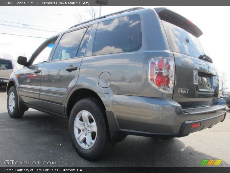 Nimbus Gray Metallic / Gray 2007 Honda Pilot LX