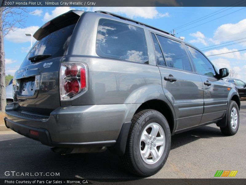 Nimbus Gray Metallic / Gray 2007 Honda Pilot LX