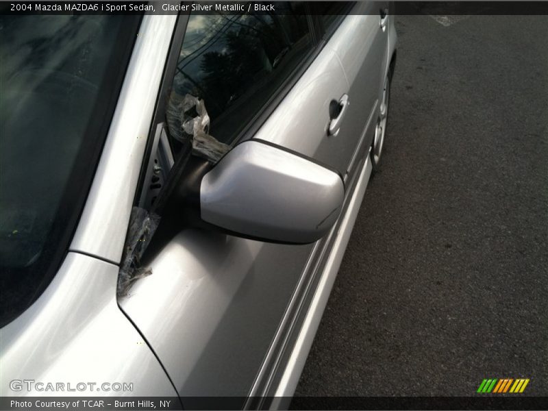 Glacier Silver Metallic / Black 2004 Mazda MAZDA6 i Sport Sedan