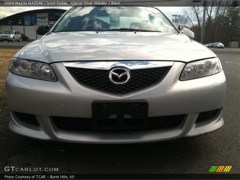 Glacier Silver Metallic / Black 2004 Mazda MAZDA6 i Sport Sedan