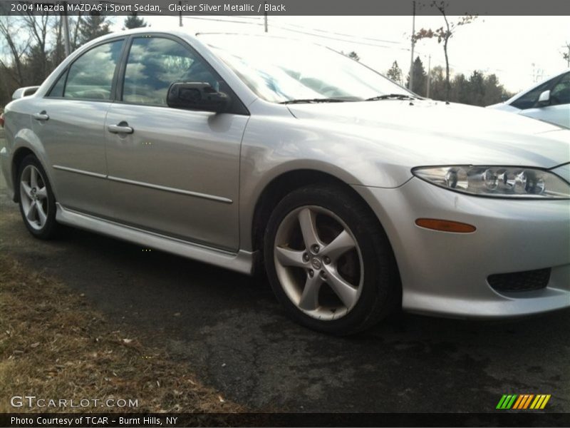 Glacier Silver Metallic / Black 2004 Mazda MAZDA6 i Sport Sedan