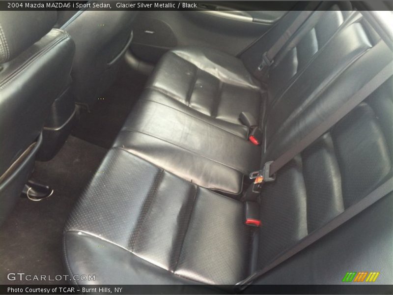 Glacier Silver Metallic / Black 2004 Mazda MAZDA6 i Sport Sedan