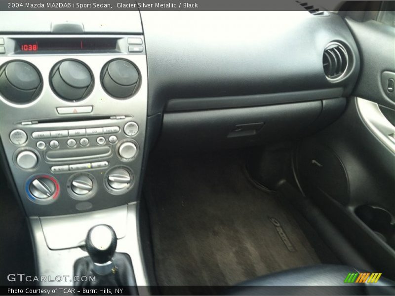 Glacier Silver Metallic / Black 2004 Mazda MAZDA6 i Sport Sedan
