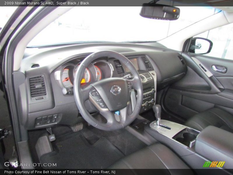 Super Black / Black 2009 Nissan Murano SL AWD
