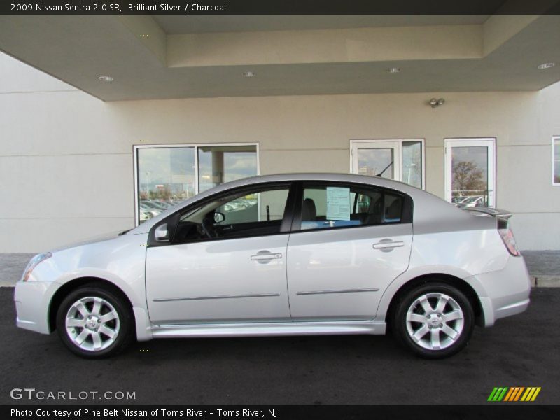 Brilliant Silver / Charcoal 2009 Nissan Sentra 2.0 SR