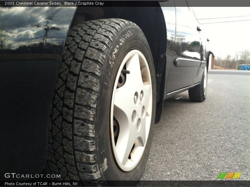 Black / Graphite Gray 2003 Chevrolet Cavalier Sedan