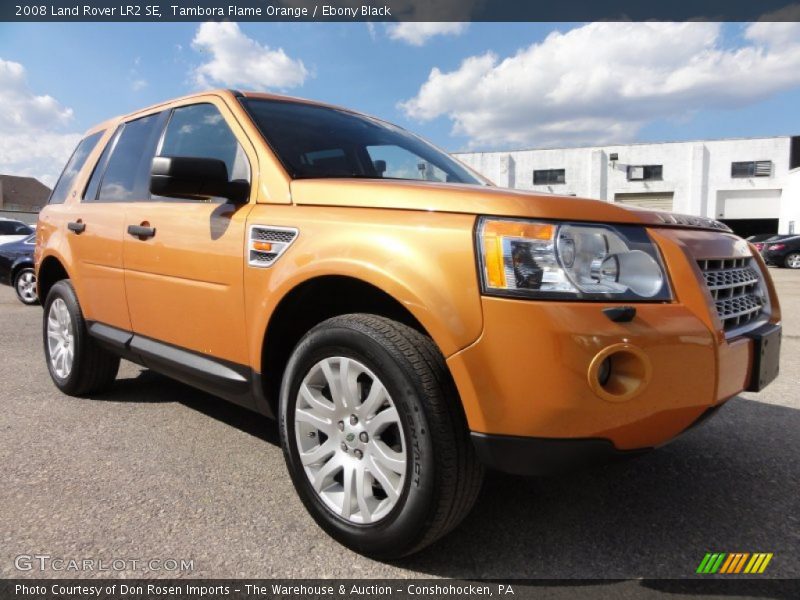 Tambora Flame Orange / Ebony Black 2008 Land Rover LR2 SE