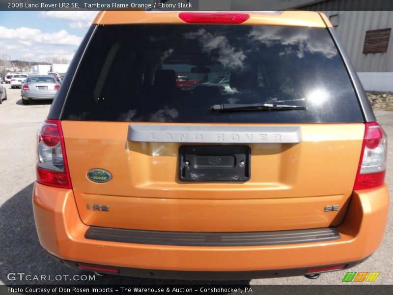 Tambora Flame Orange / Ebony Black 2008 Land Rover LR2 SE