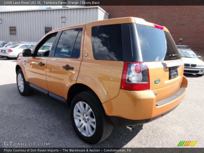 Tambora Flame Orange / Ebony Black 2008 Land Rover LR2 SE