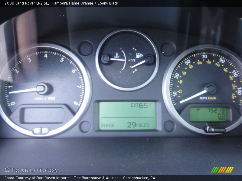  2008 LR2 SE SE Gauges