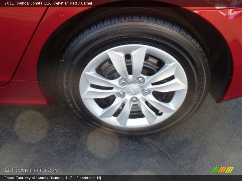 Venetian Red / Camel 2011 Hyundai Sonata GLS