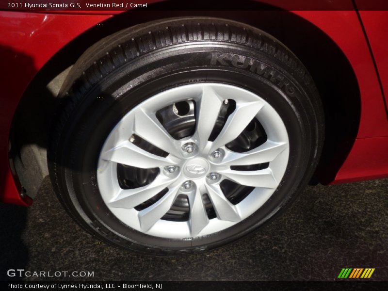 Venetian Red / Camel 2011 Hyundai Sonata GLS
