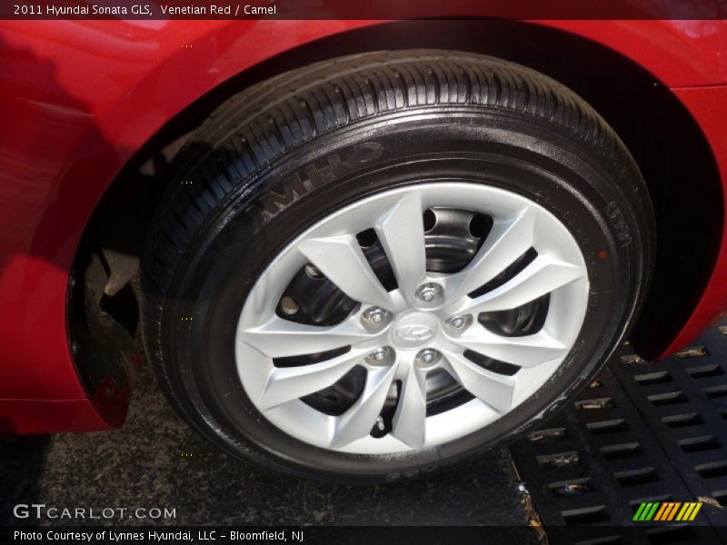 Venetian Red / Camel 2011 Hyundai Sonata GLS