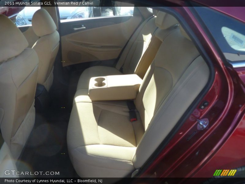 Venetian Red / Camel 2011 Hyundai Sonata GLS
